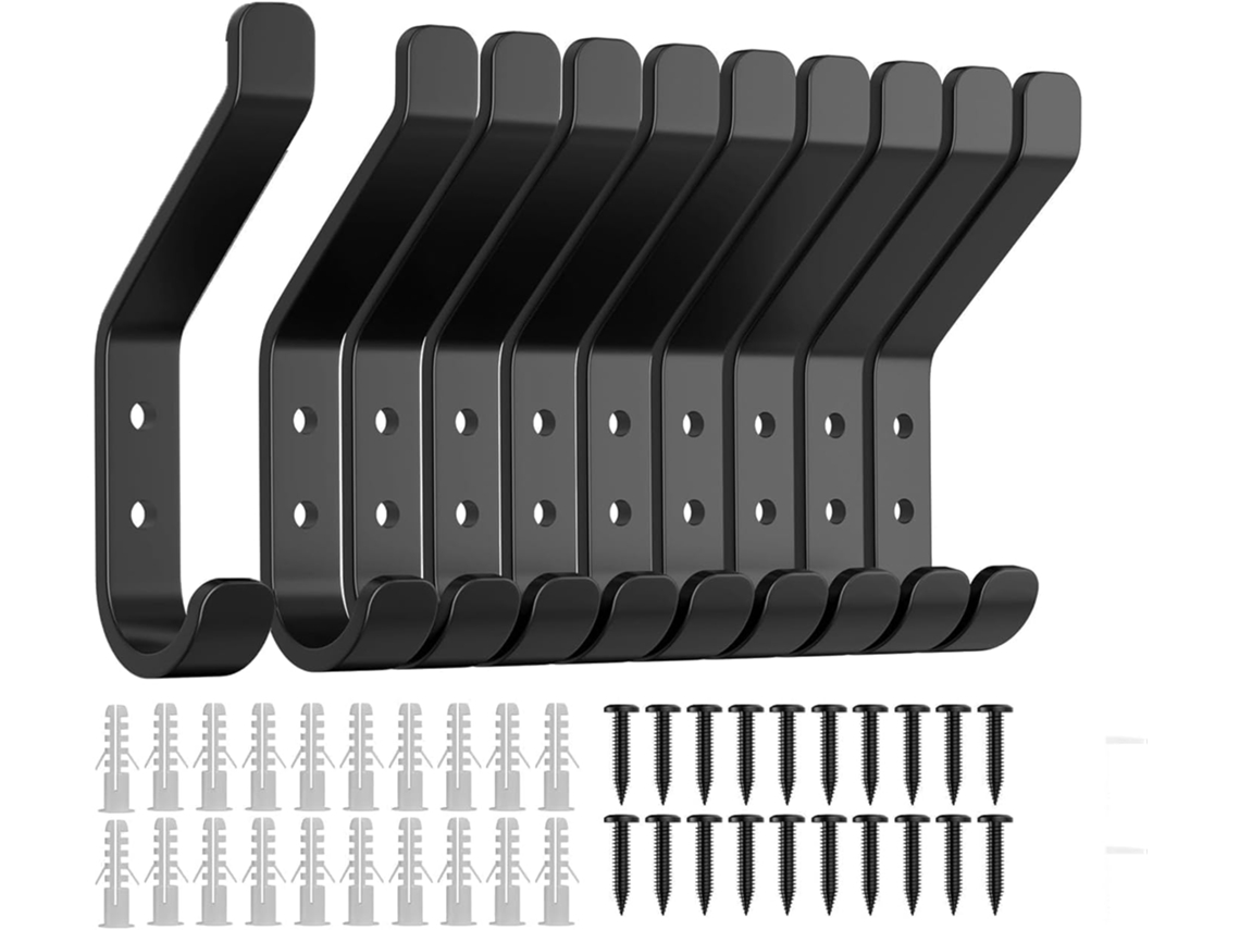 Conjunto de 10 Parafusos Fixação para Painéis Acústicos, Painéis de Parede, Quartos, Salas de Estar, Banheiros e Closets BRILVIBERA