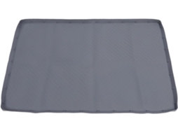 Tapete Protetor Para Pia Domary, 84x 55cm, Revestimento Térmico De Silicone Cinza