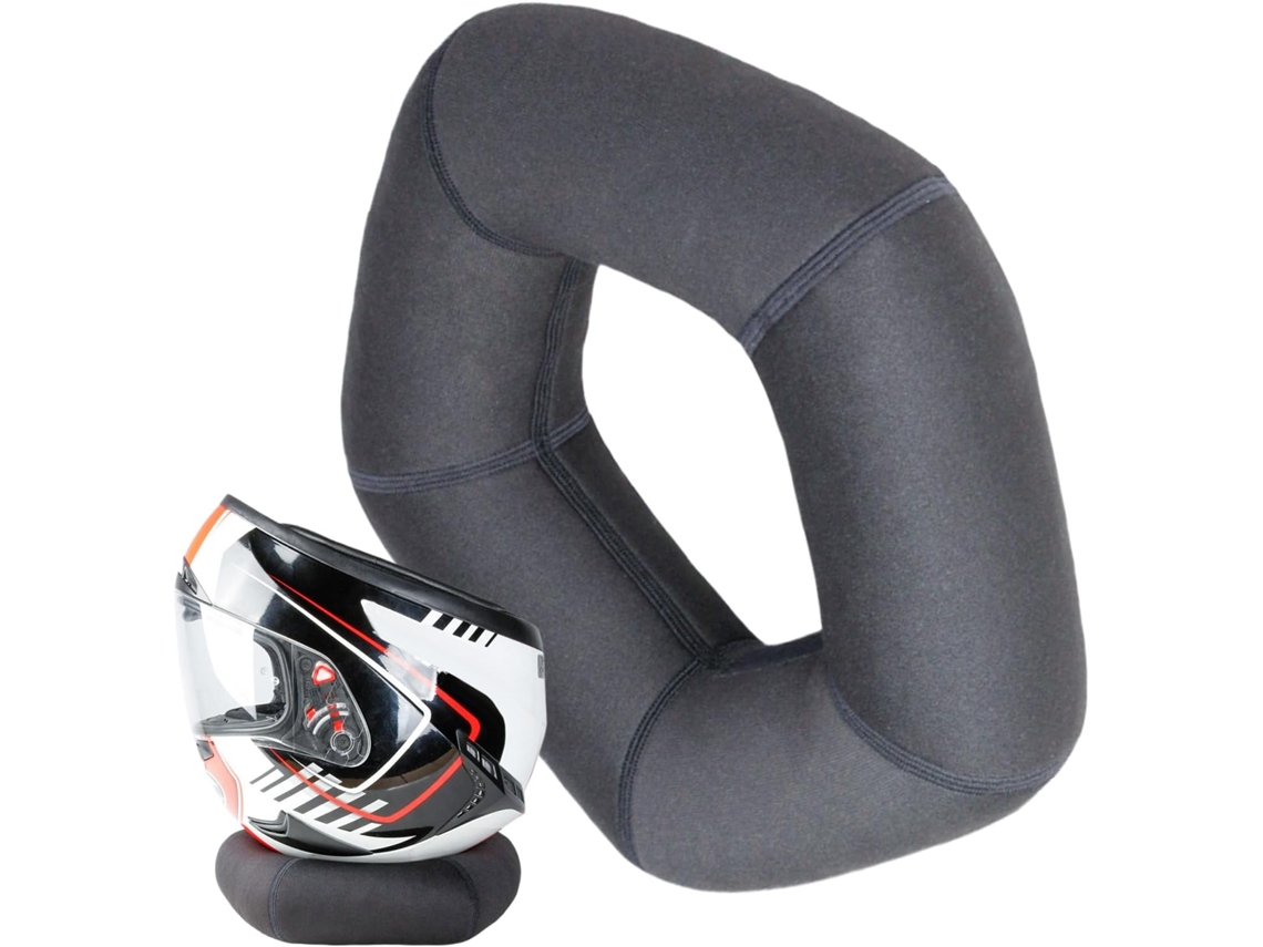 Suporte Para Capacete De Motocicleta – Anel, Base Acolchoada, Almofadas De Apoio, Suporte Leve
