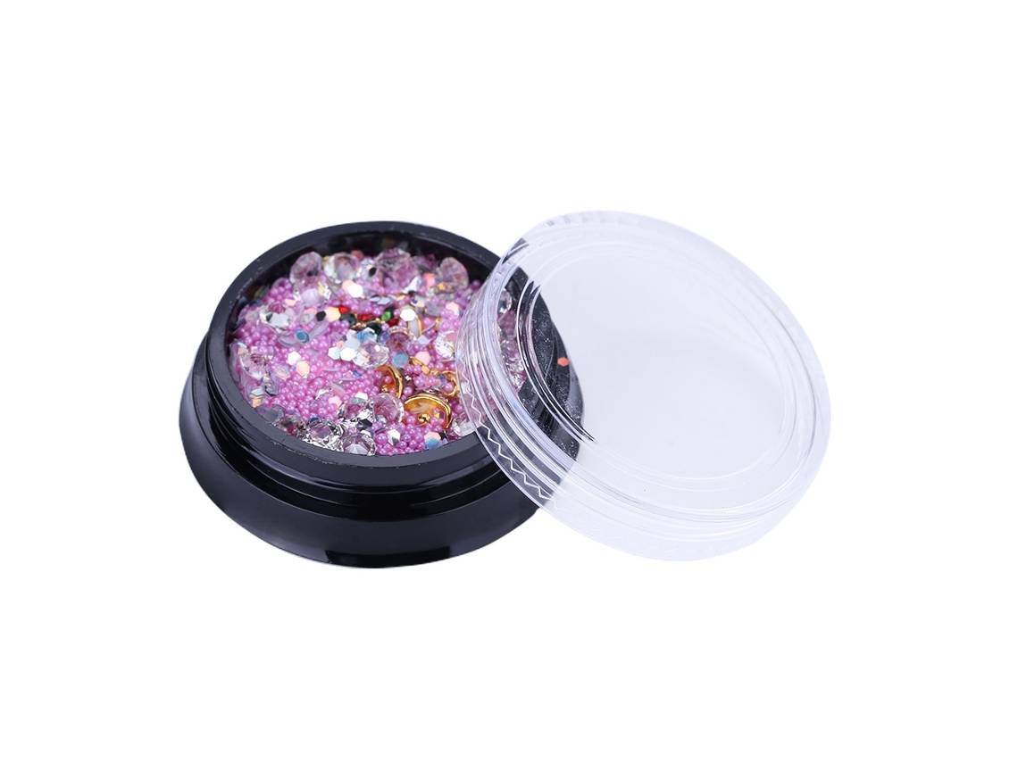 Decoração De Unhas Com Rhinestones Natalinas E Adesivos