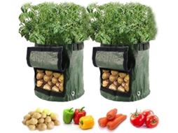 Sacos de Plantio de Batata 2Pc 10 Galões Estilo Inglês 35*50Cm Ferramentas de Jardim