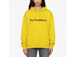 Rockinstone Yes Problemo Yellow Hoodie Unique Designer Style