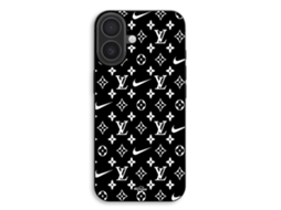 Capa Para Iphone 17 Nike Louis Vuitton Fundo Preto