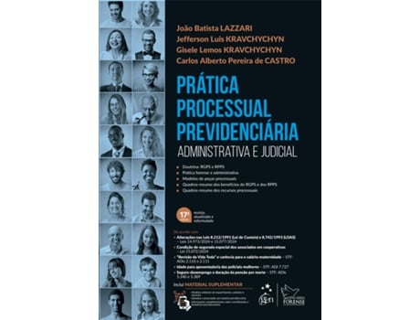 Livro Prática Processual Previdenciária - 17 Edição De João Batista Lazzari (português Do Brasil)