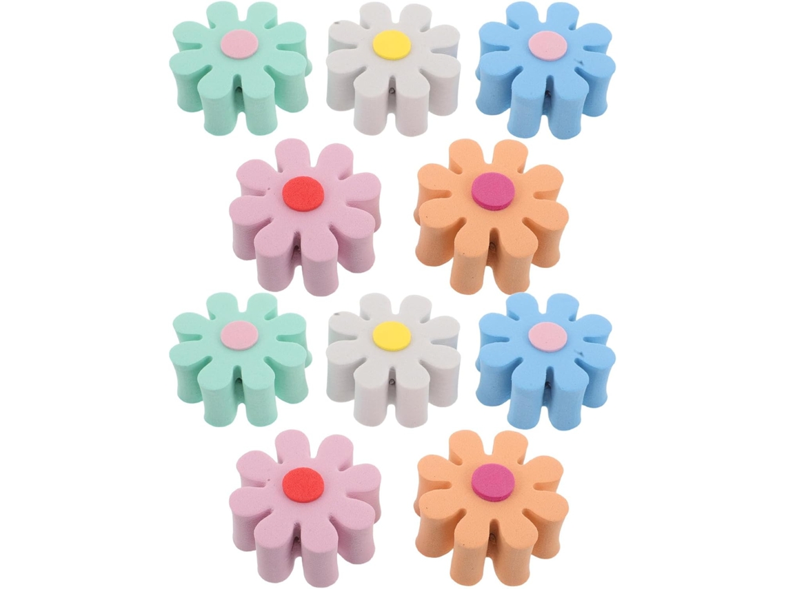 Conjunto De 10 Enfeites De Antena De Veículo Em Eva Com Bolas E Flores, Acessórios