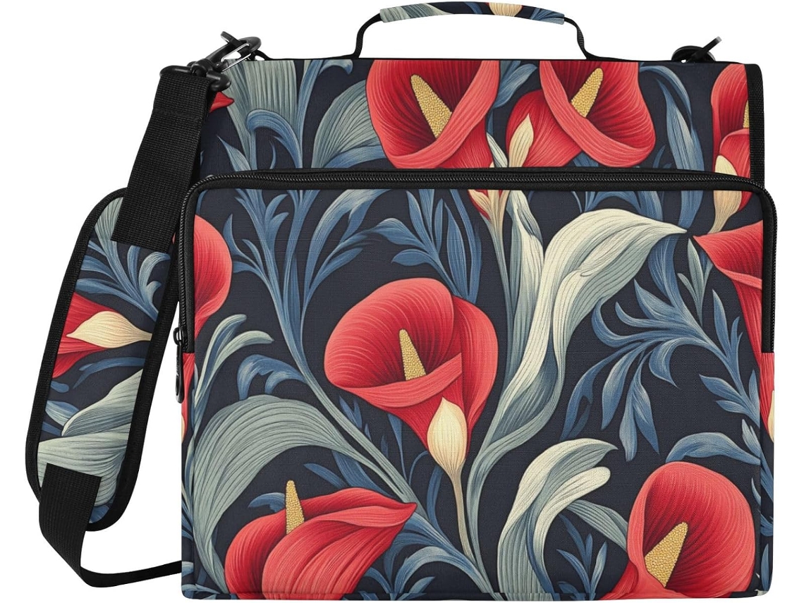 Mochila retrô com zíper de 1,5 cm, 3 argolas e alça de ombro, fácil de transportar graças ao zíper, ideal para...