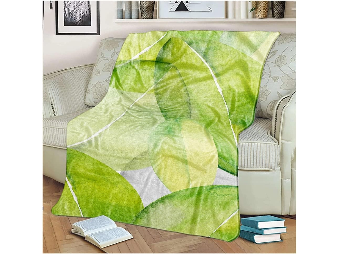 Manta de Verão Macia e Fofa Fansu em Flanela Microfibra 3d para Sofá Cama Mantém o Corpo Aquecido no Inverno a