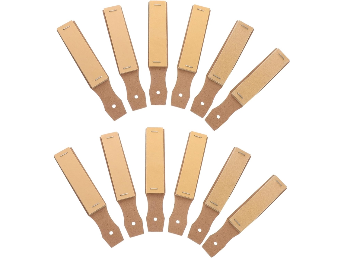 Conjunto de 12 porta-lápis Lixa para artistas e iniciantes.