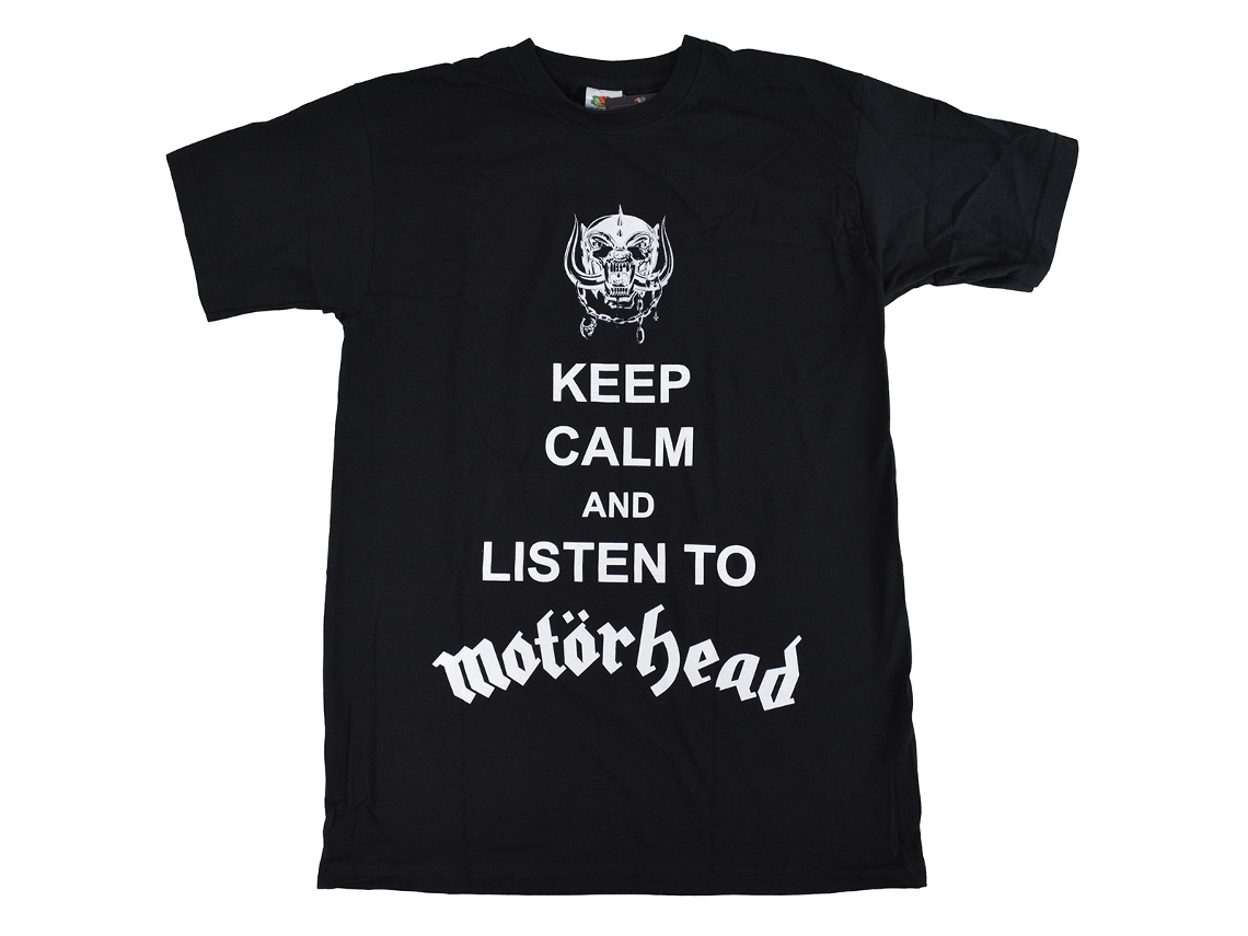 Motorhead Keep Calm T-shirt Unisex Adults Size:xxl