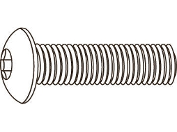 Parafuso CHEMITOOL Sextavo Interior Cabeça Oval ISO 7380 M6x25 A2 Inox Passivado