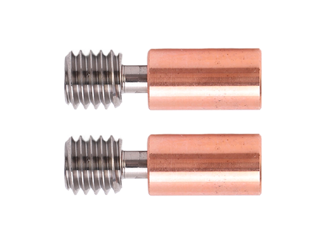 2 Peças De Tubo Heatbreak De Titânio Com Design Ramificado, Resistência Térmica E Rosca M6 Para Impressora 3d Ender 3 S1