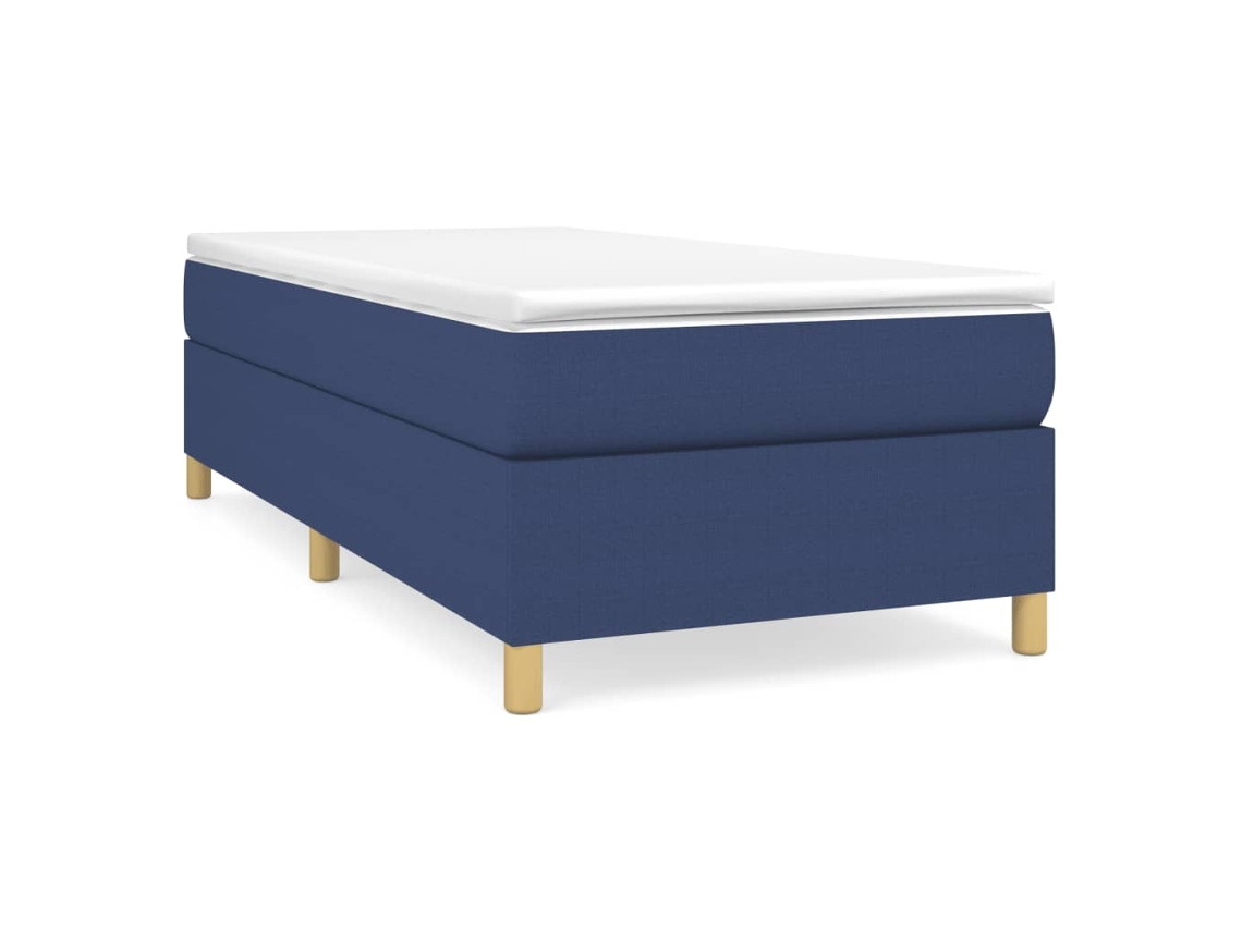 Box Spring Bed, Box Spring Beds Vidaxl Azul Tecido (90 X 190 Cm)