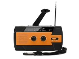 Rádio De Emergência Solar De Manivela De 4000 Mah, Rádio Meteorológico Am/fm/noaa Com Lanterna Led E Alarme Sos. Olysi Shop