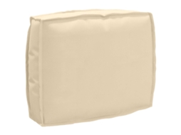 Vidaxl Almofada Bege 50 X 40 X 12 Cm Tecido Oxford