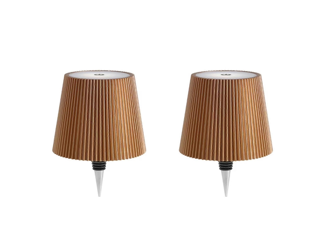 Conjunto De 2 Enfeites Decorativos, Recarregável, Design Sem Fios, Para Casa, Mesa, Festas E Composição De Ambientes Sazonais