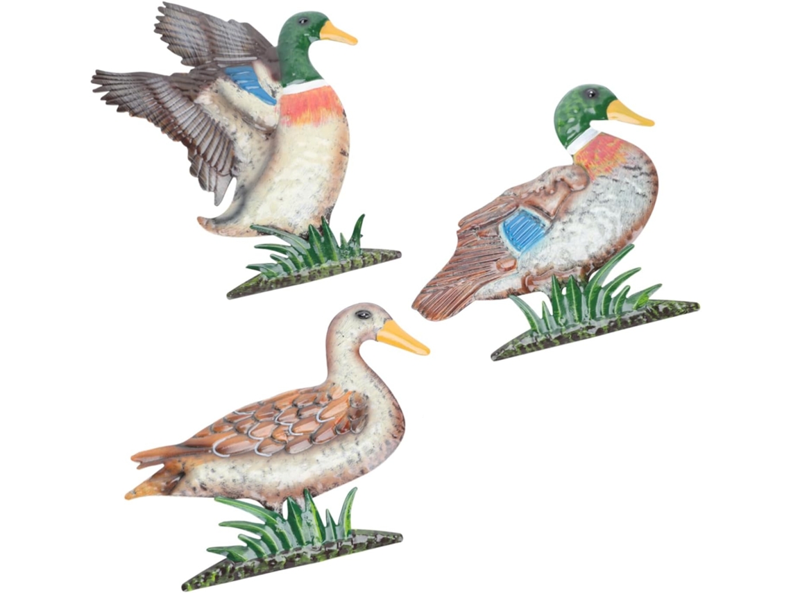 Enfeites De Pato Em Ferro Forjado, Estaca De Metal Para Decoração De Jardim E Áreas Externas. Gokoco