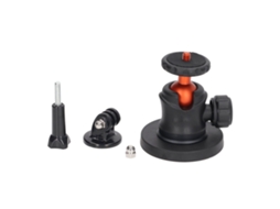 Adaptador de cabeça esférica magnética para tripé de câmera de ação, mini cabeça esférica para Insta360 e DJI Action 2 LAXISCREED