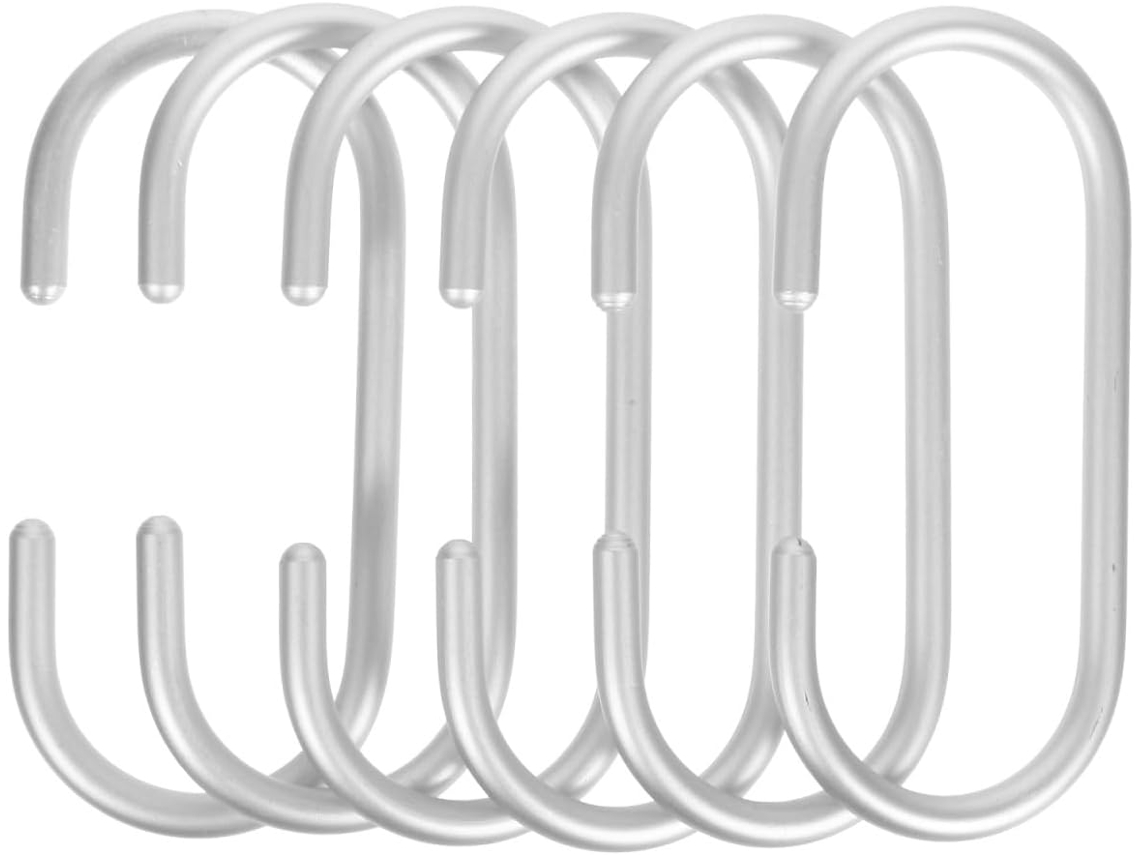 Conjunto Com 6 Ganchos De Parede Em Material Resistente, 4,8 Cm, Para