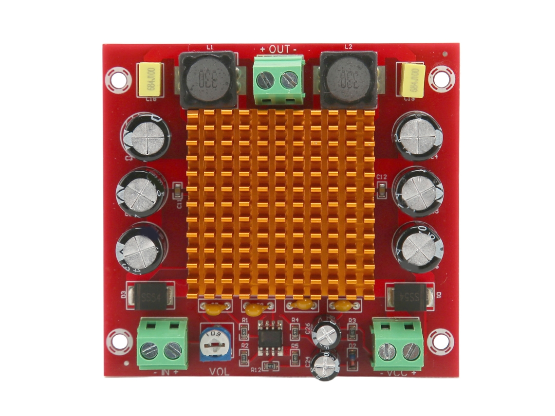 Placa De Amplificador Digital Mono 150w Con Protecciones Múltiples Sonido Estéreo Claro 12-26v
