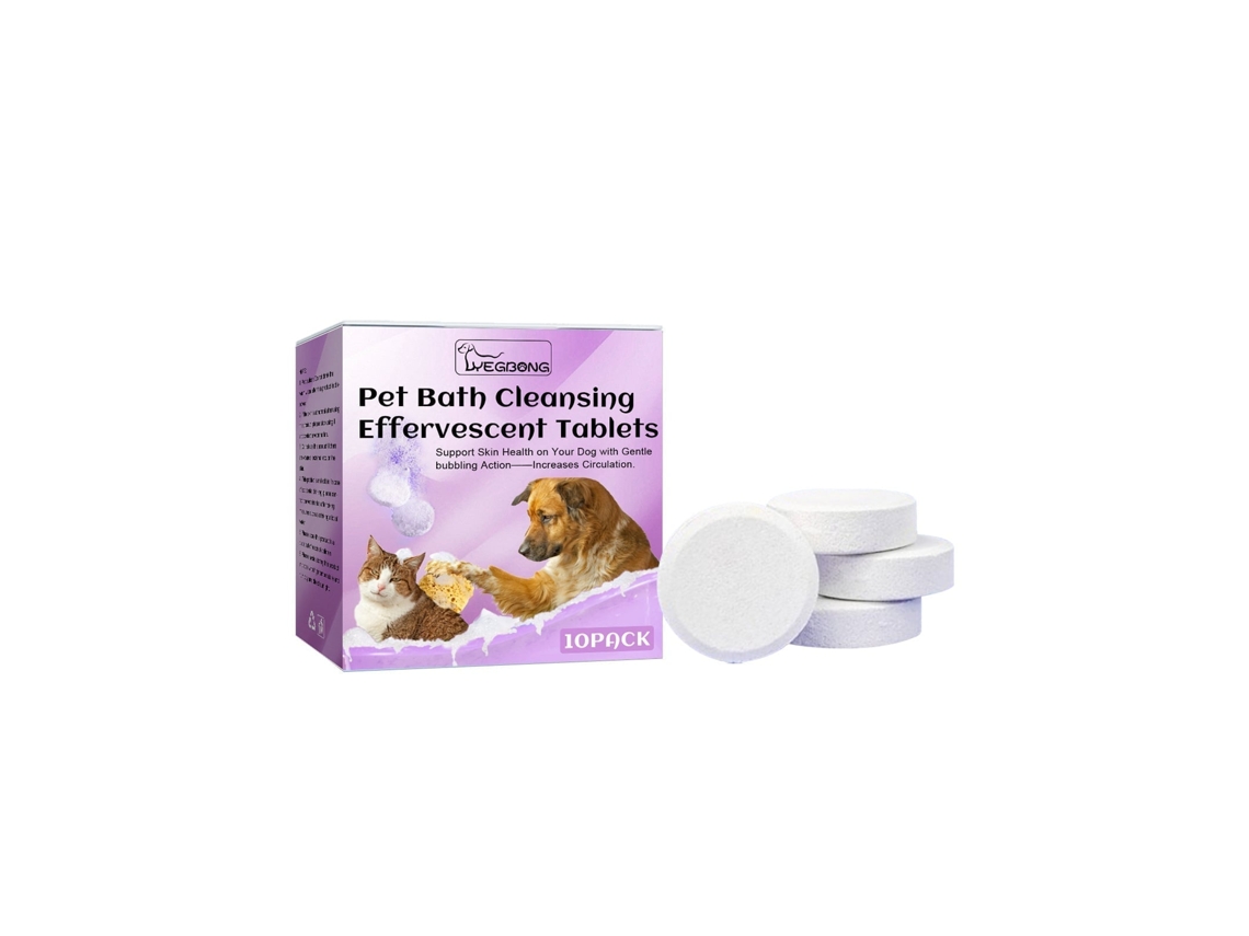 Comprimidos Efervescentes para Limpeza Eficaz no Banho do Seu Pet LAXISCREED