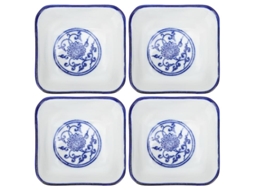 4 Pçs Pratos De Degustação De Porcelana Tigelas De Mergulho Prato De Lanche Tigelas De Deserto Tigelas De Cozimento