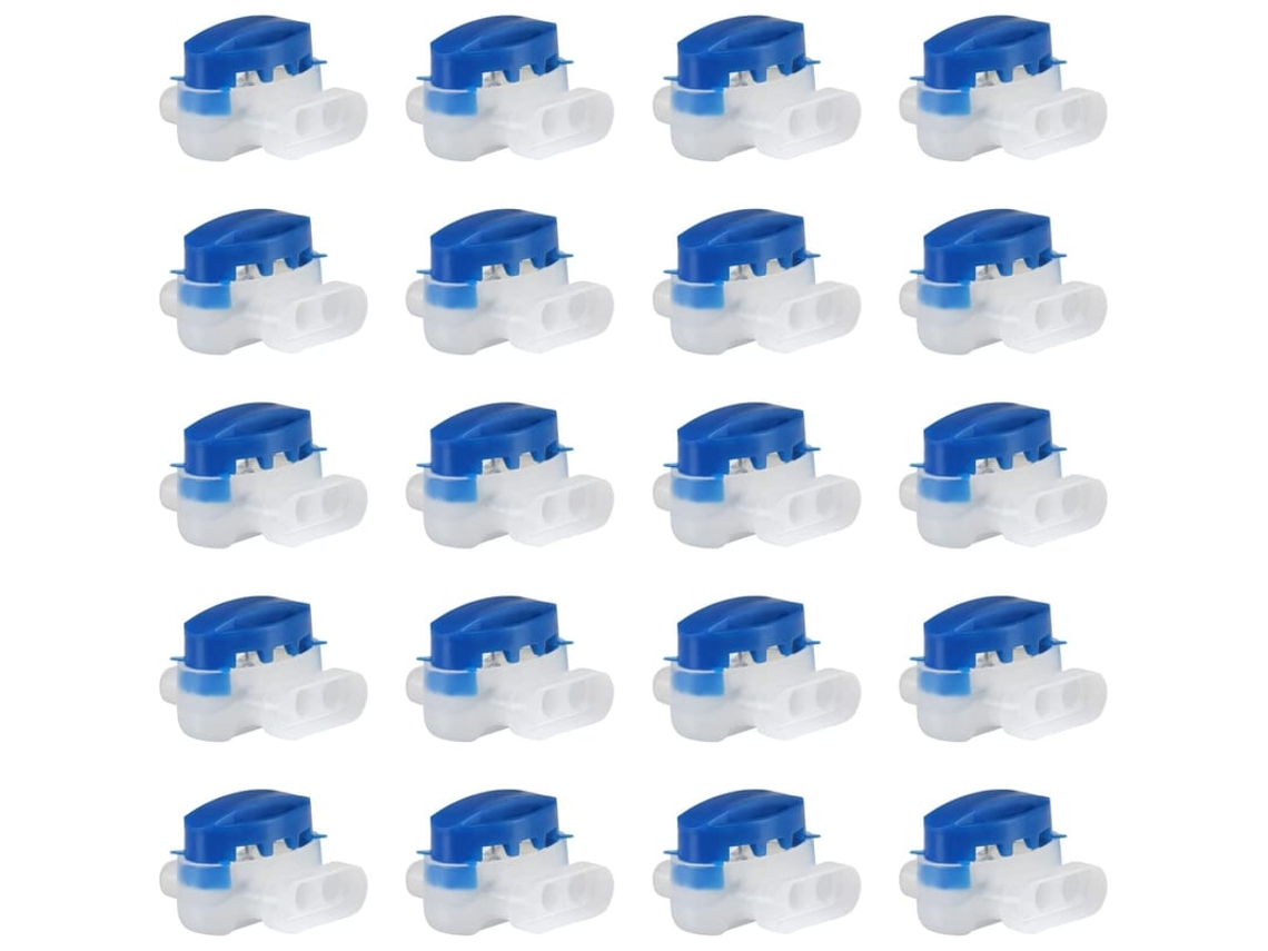Pacote De 20 Conectores Elétricos Para Fios De Cortadores Robóticos De Gramado E Irrigação