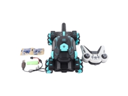 Primerox carro Controle Remoto 2.4ghz com Bola de Água Tração 4wd Antiderrapante para Crianças Azul