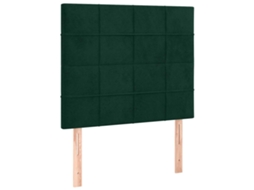Cabeceira Verde Escuro 100x5x118/128 Cm Veludo MAISON EXCLUSIVE