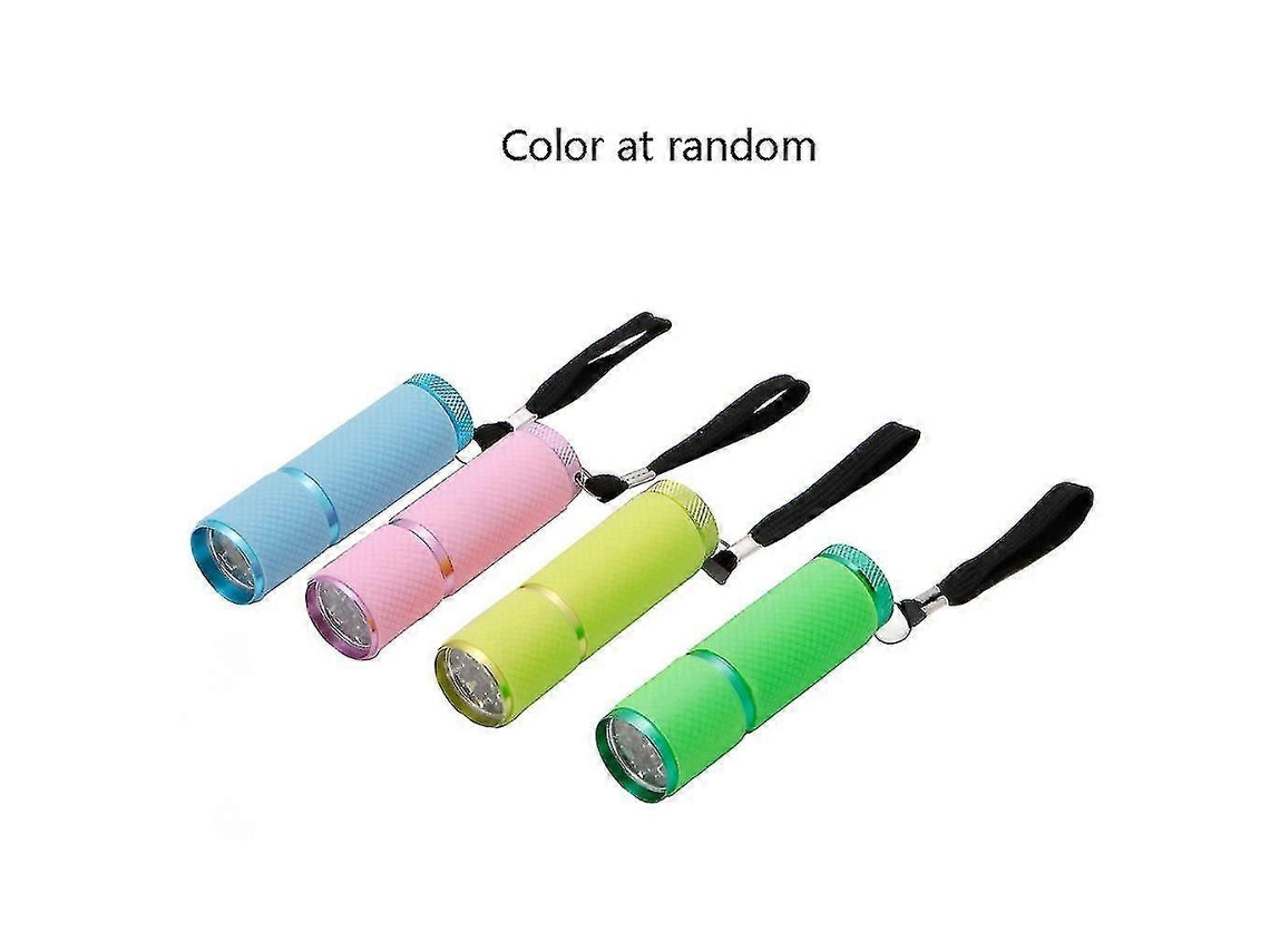 Mini Lâmpada Led Uv Para Unhas De Gel, Lanterna De 9 Leds, Secador De Unhas Portátil Ly Ebike