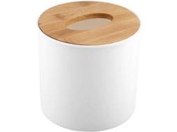 Porta Servilletas De Bambú/madera Removible, Caja De Papel Higiénico De Plástico Para Baño Cocina Hogar