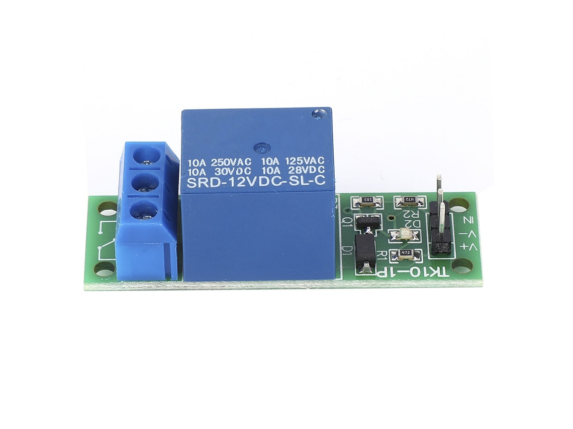 Laxiscreed Relé De Um Canal 12v Para Arduino Com Acionamento Por Nível Alto