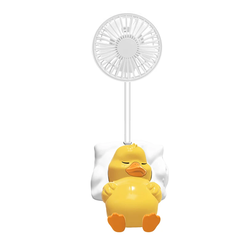 Mini Ventilador de Bolso MDUG com Tela Led, Cordão e Bateria 4000mah