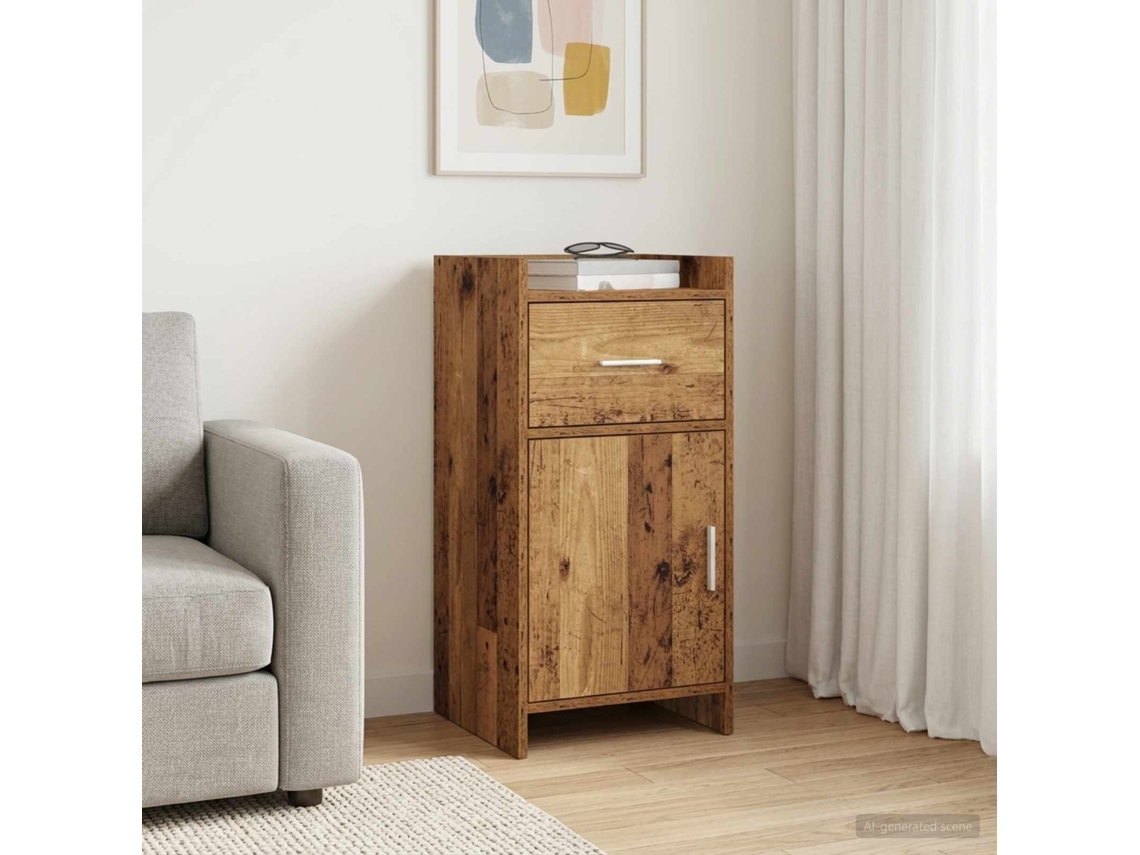 Vidaxl Buffet Madeira Antiga 40 X 36 X 80 Cm Derivados De Madeira