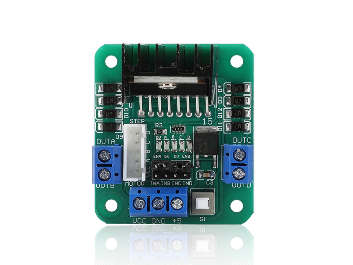 Placa De Controle De Motor Passo E Indicador De Luz