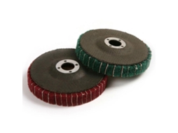 1 Peça Disco De Lixa De Fibra Abrasiva De 10cm Para Polir Com Grit, Roda De Fibra De Nylon E Aletas