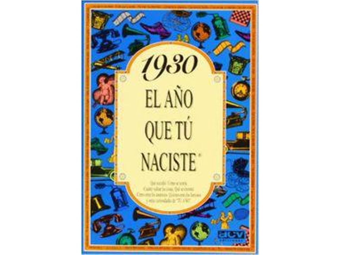 Livro 1930 El año que tú naciste de Rosa Collado Bascompte (Espanhol)