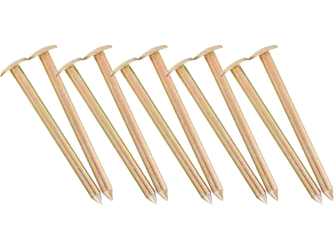 20 estacas de metal galvanizadas para medição, perfil baixo, Imikeya