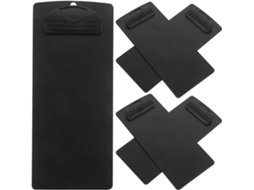 Conjunto De 5-pranchetas Plástico Preto Kichvoe, Design Resistente E Portátil Organizar Cardápios Faturas No
