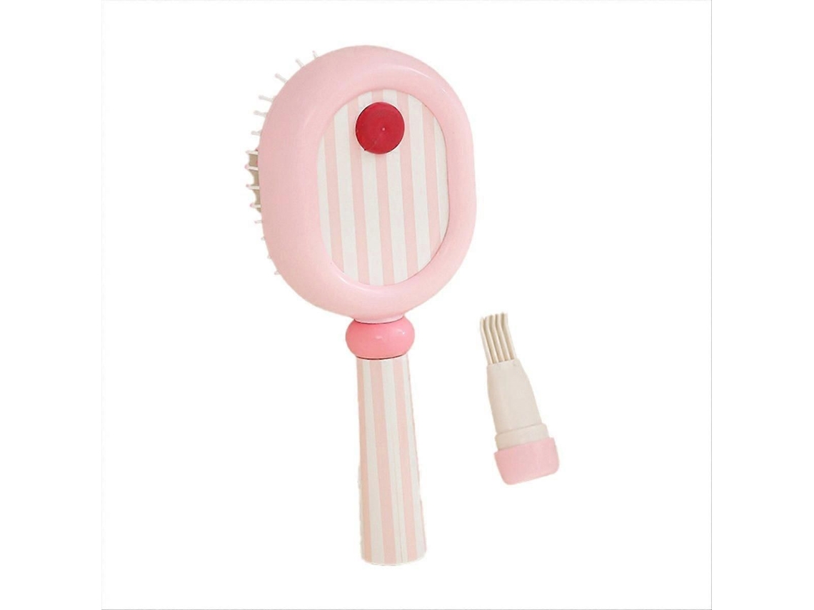 Pente De Massagem Com Almofada De Ar Rosa