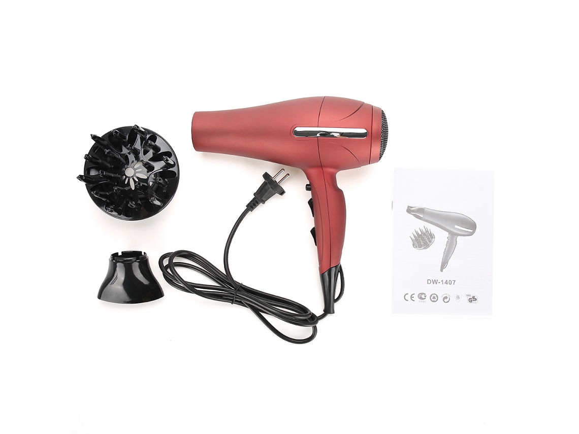2026 secador de Cabelo Profissional de Alta Potência para Salão com Temperatura Constante e Íons Negativos