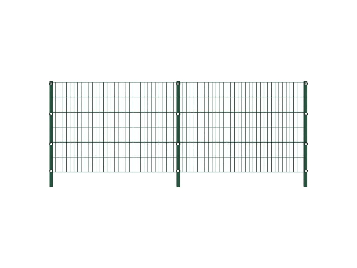 Fence Panel, Fence Panels Vidaxl Verde Ferro (n/a)