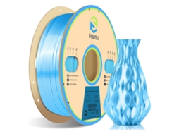 Filamento Seda Pla Yousu 1.75mm 1kg para Impressora 3d Fdm Azul