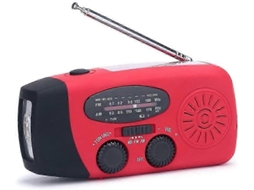 Rádio De Emergência Com Manivela Solar Alertas Meteorológicos Noaa E Carregador Portátil De 1000 Mah Olysi Shop