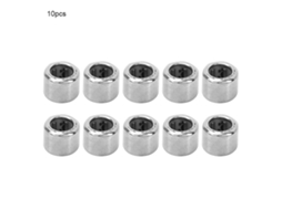 10 Peças De Rolamento De Agulhas De Copa Estampada Com Extremidade Aberta 8mm/10mm I.d 12mm/16mm O.d (hf0810)