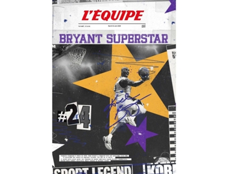 Cartaz de Digigrafia PLAKAT L'Equipe Bryant