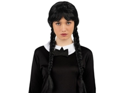 Peruca preta Sinister Girl trançada
