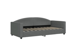 Day Bed, Day Beds Vidaxl Cinzeto Tecido (90 X 190 Cm)