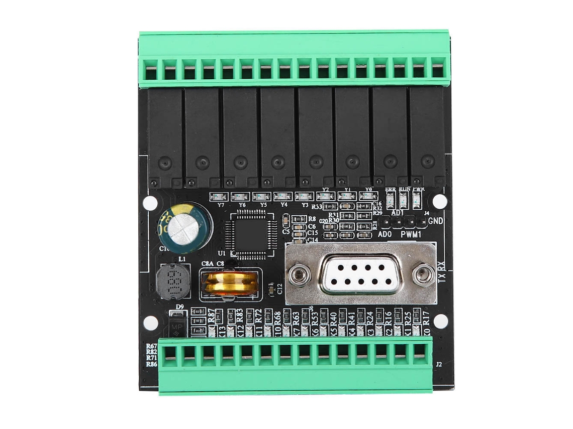Placa De Controle Industrial Plc Fx1n 2n-6mr T Ws2n-20mr-232-s(d)