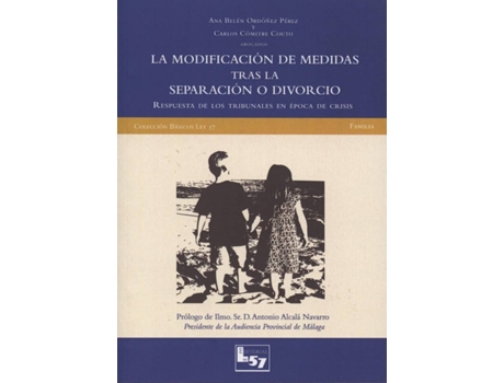 Livro Modificacion De Medidas Tras La Separacion O Divorcio de Ana B. Ordoñez Perez (Espanhol)