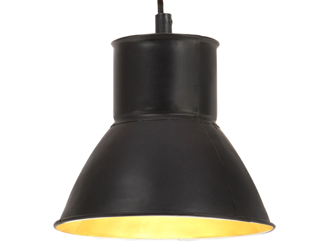 Hanging Lamp, Hanging Lamps Vidaxl Preto Ferro (ø 17 Cm)